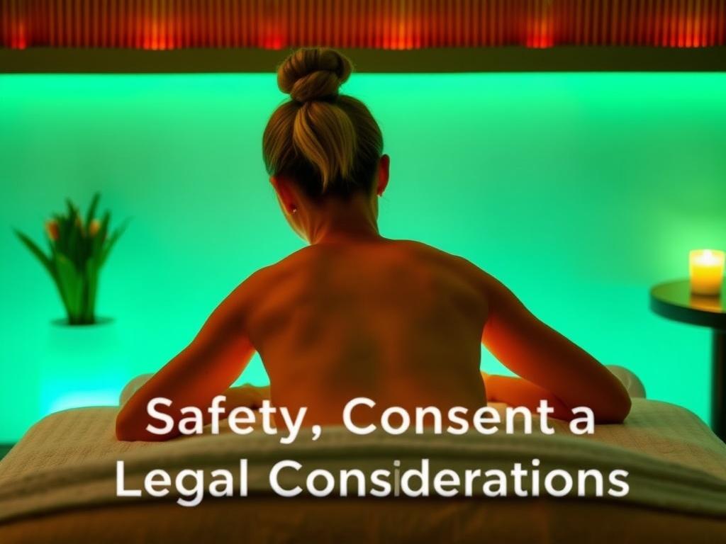 nuru masaj. Safety, Consent, and Legal Considerations