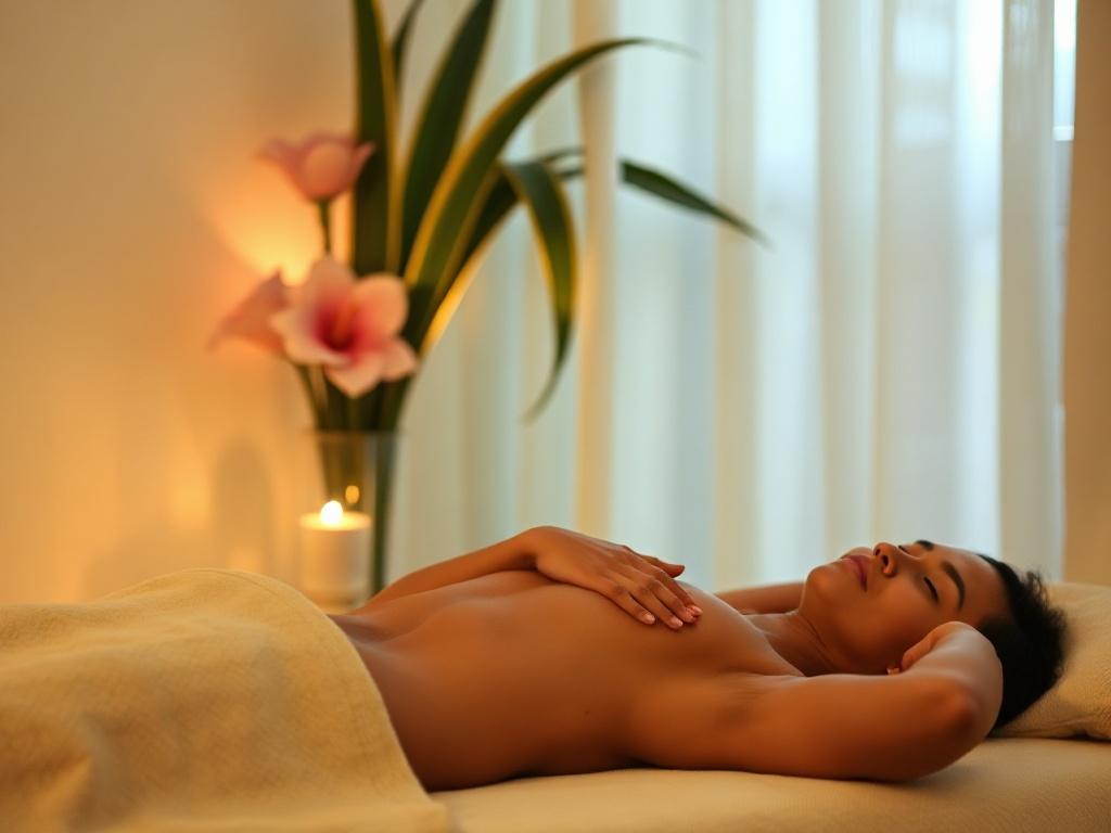 sensual massage service. Communication and consent